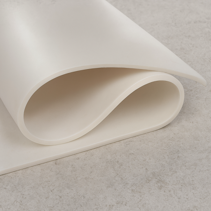 Covor Cauciuc Siliconic Alb 1 mm [5]