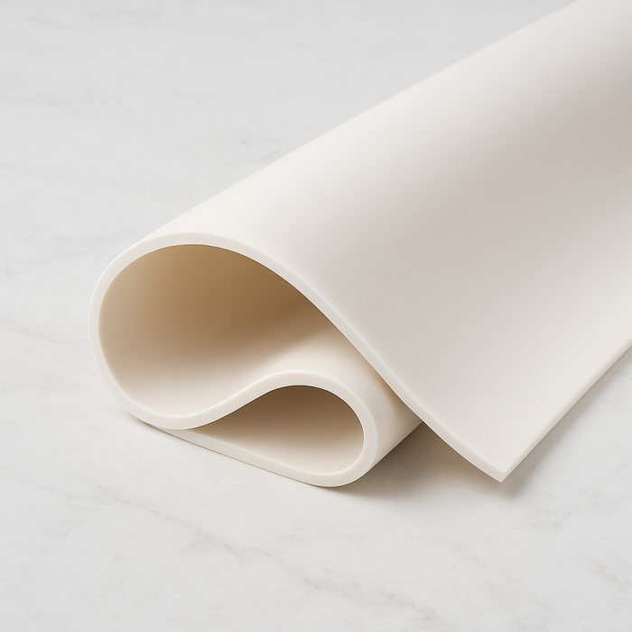 Covor Cauciuc Siliconic Alb 4 mm [2]