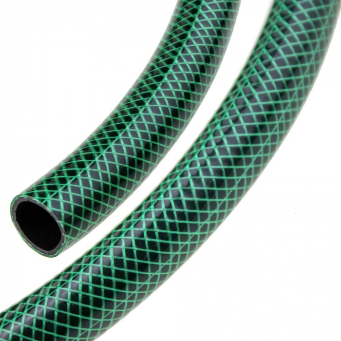 Furtun PVC cu insertie textila Gradina (Verde) 12.7 mm Rola 15 ML [2]