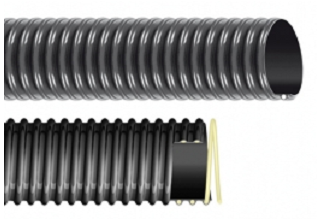 Furtun PVC Ventilatie gri 76 mm [4]