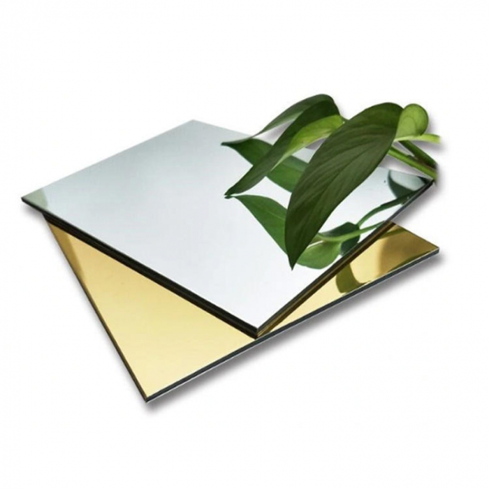 Placa Aluminiu Compozit Bond/Dibond/Alucobond Oglinda Argintie 4 mm x 1250 x 3200 mm [3]