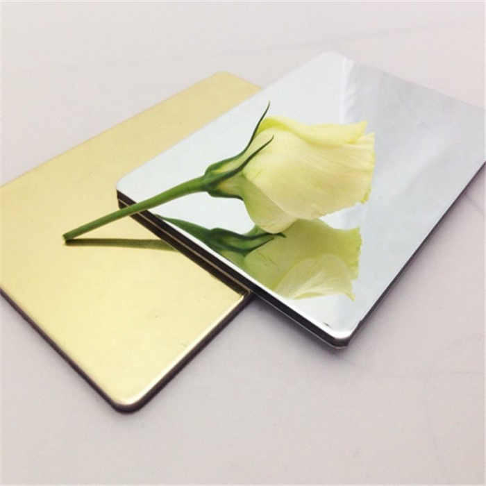 Placa Aluminiu Compozit Bond/Dibond/Alucobond Oglinda Aurie 4 mm x 1250 x 3200 mm [3]