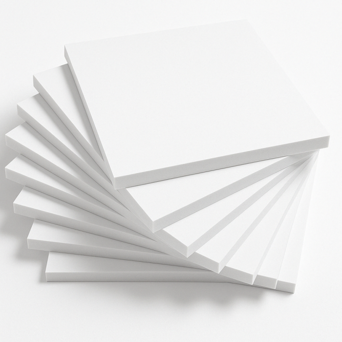 Placa PVC CAW Solid Alb 4 mm x 1000 x 1000 mm [1]