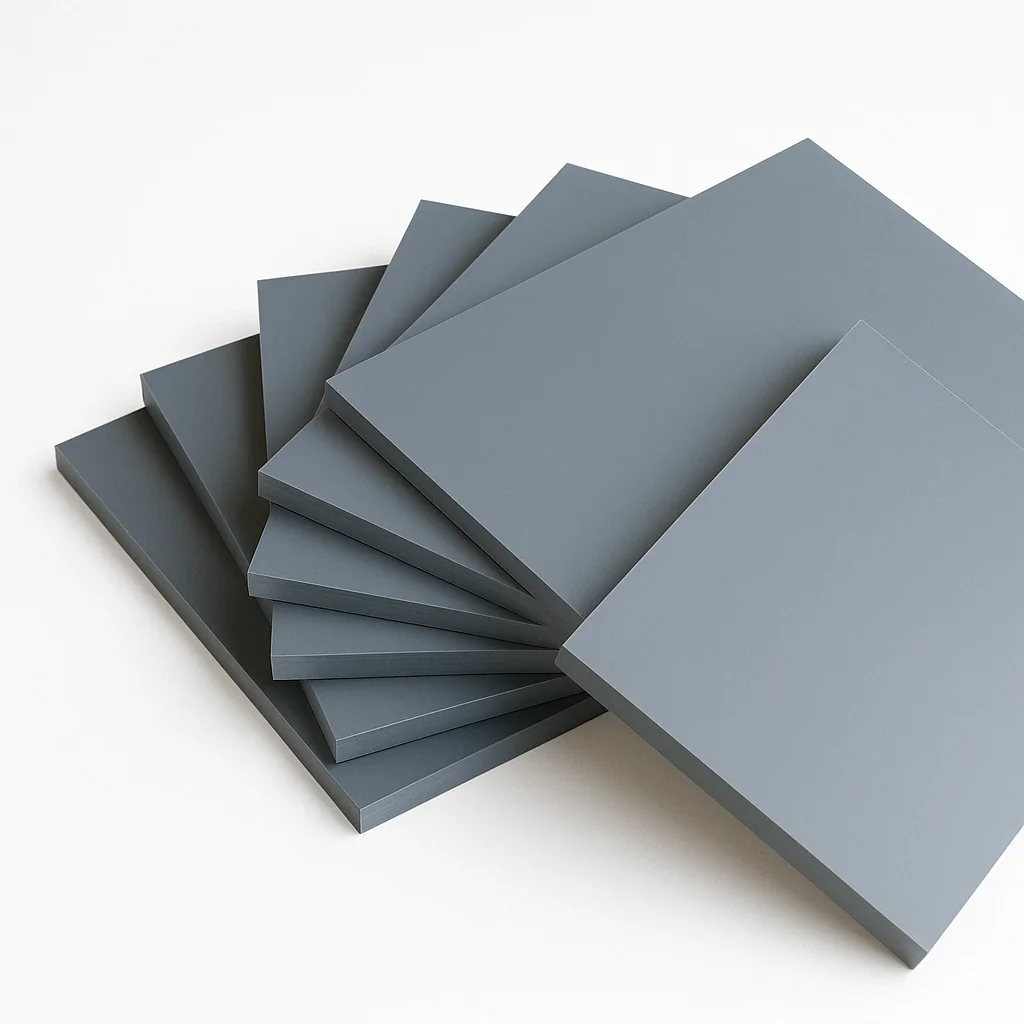 Placa PVC CAW Solid gri inchis 10 mm x 1000 x 2000 mm [1]