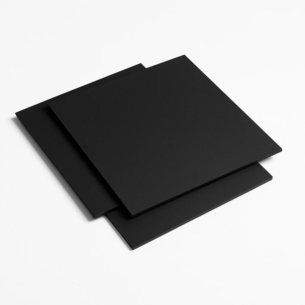 Placa PVC CAW Solid Negru 8 mm x 1000 x 2000 mm [1]