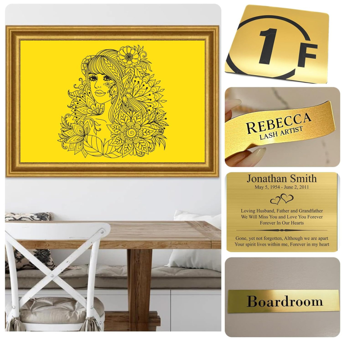 Plexiglas Turnat Auriu - Negru 3 mm - 1320x1000 mm PMMA [2]