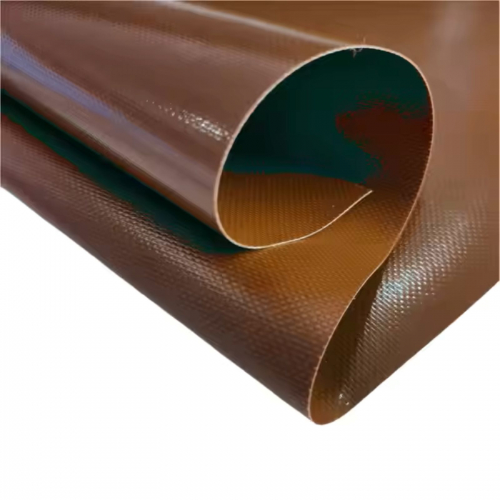 Prelate Camion, Tir, Semiremorca, 630 gr, Protectie UV, Latime 2750 mm, Maro RAL 8017, PVC Impermeabiala [2]