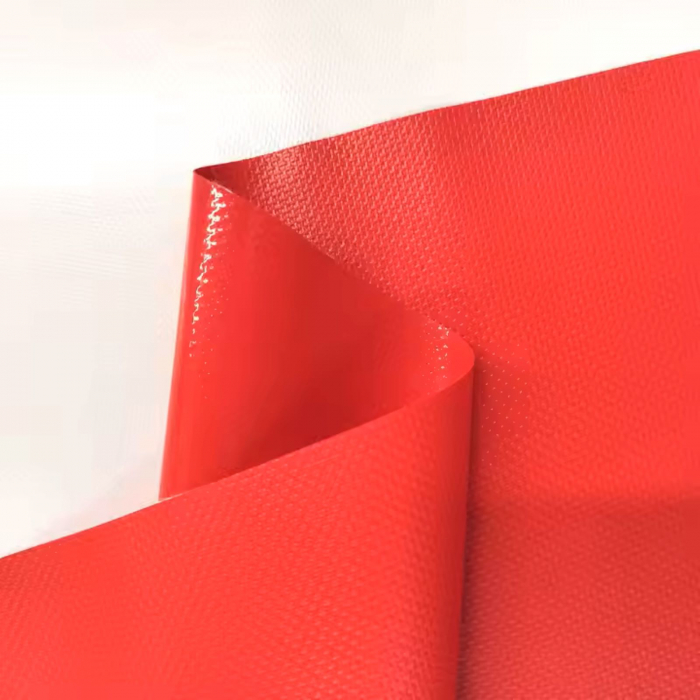 Prelate Camion, Tir, Semiremorca, 680 gr, Protectie UV, Latime 2750 mm, Rosu RAL 3020, PVC Impermeabiala [3]