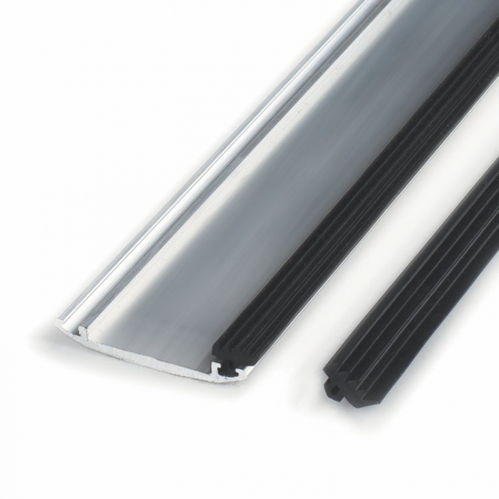 Profil aluminiu imbinare policarbonat, lungime 6000 mm / buc, kit garnituri inclus [2]