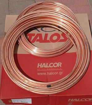 Teava Cupru Halcor Medicala si Refrigerare 10 mm x 1 mm, Colac 25 metri [2]