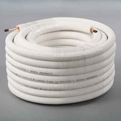 Teava Cupru Halcor Izolata Simpla Pentru Montaj Aer Conditionat 22.22 x 1 mm, rola 15 metri [1]