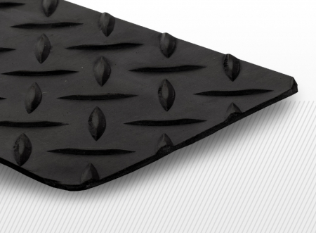 Covor Cauciuc Antiderapant cu Striatii Diamond 3 mm x 1600 mm latime [4]