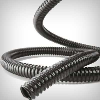 LICHIDARE STOC - Furtun PVC Ventilatie gri 25 mm