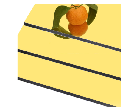 LICHIDARE STOC - Placa Aluminiu Compozit Bond/Dibond/Alucobond Oglinda Aurie 3 mm x 1525 x 215