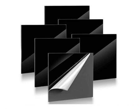 Plexiglas Negru Lucios - Placa Plexiglas negru 3 mm x 2000 x 1000 mm