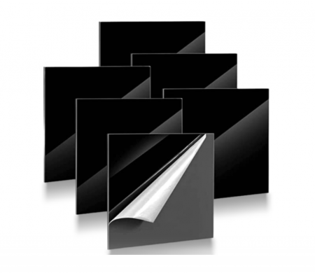 LICHIDARE STOC - Placa Plexiglas negru 5 mm x 900 x 2340 mm