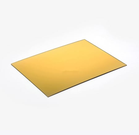 LICHIDARE STOC - Placa Plexiglas Oglinda Gold 2 mm x 585 x 1045 mm