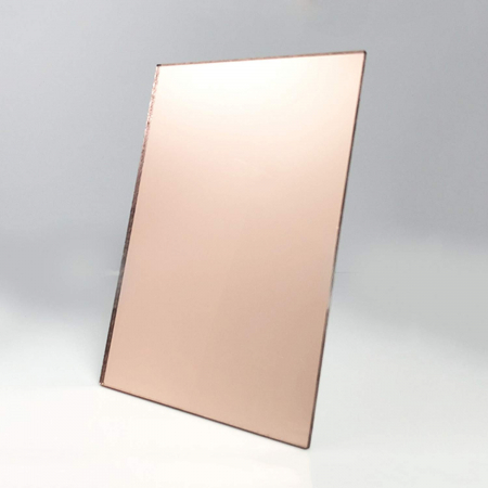 Plexiglas Oglinda Rose Gold - Placa Plexiglas Oglinda Rose Gold 3 mm x 2050 x 1523 mm