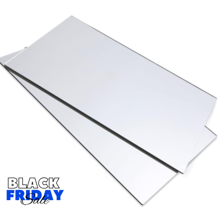 Black Friday - Placa Plexiglas Oglinda Silver 2 mm x 1000 x 1000 mm