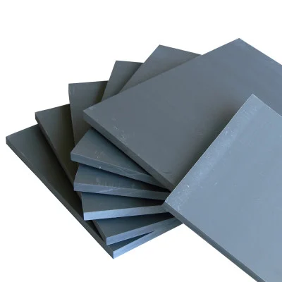 LICHIDARE STOC - Placa PVC CAW Solid gri inchis 8 mm x 500 x 2000 mm