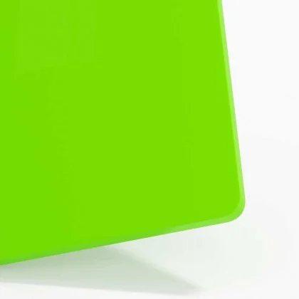 TOATE PRODUSELE - Plexiglas Turnat Verde Fluorescent 3 mm x 500 x 1000 mm PMMA