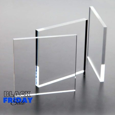Black Friday - Policarbonat Compact Solid Transparent 6 mm x 2000 x 1000 mm