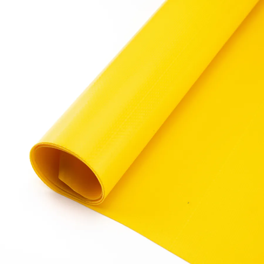 Prelate Camion, Tir, Semiremorca, 900 gr, Protectie UV, Latime 3000 mm, Galben Inchis RAL 1018, PVC Impermeabiala [1]