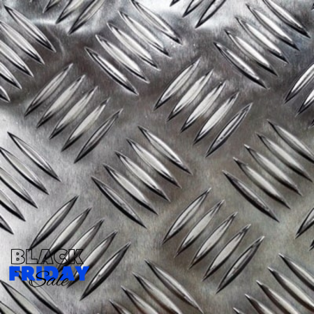 Tabla Aluminiu Striata 1.5 mm x 1000 x 2000 mm Black Friday - Tabla Aluminiu Striata 1.5 mm x 1000 x 2000 mm