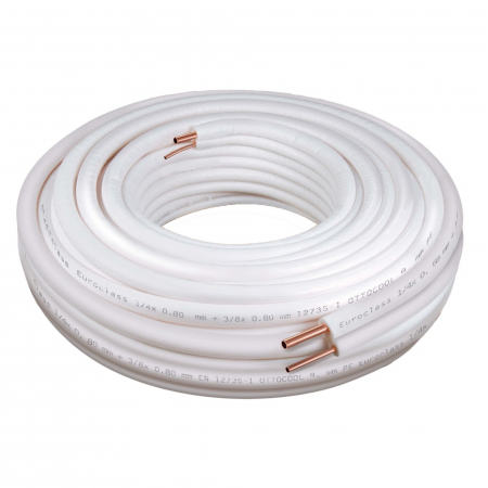 Teava Cupru Halcor Izolata Dubla Pentru Montaj Aer Conditionat 6.35 x 0.6 mm - 9.52 x 0.62 mm, rola 20 metri [3]