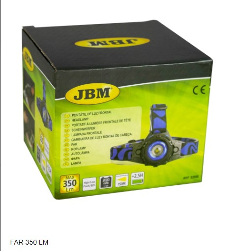 Lanterna frontala 350lm jbm [2]