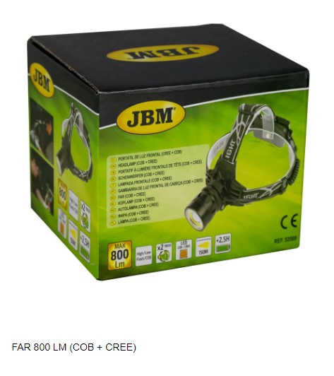 Lanterna frontala 800lm jbm [2]