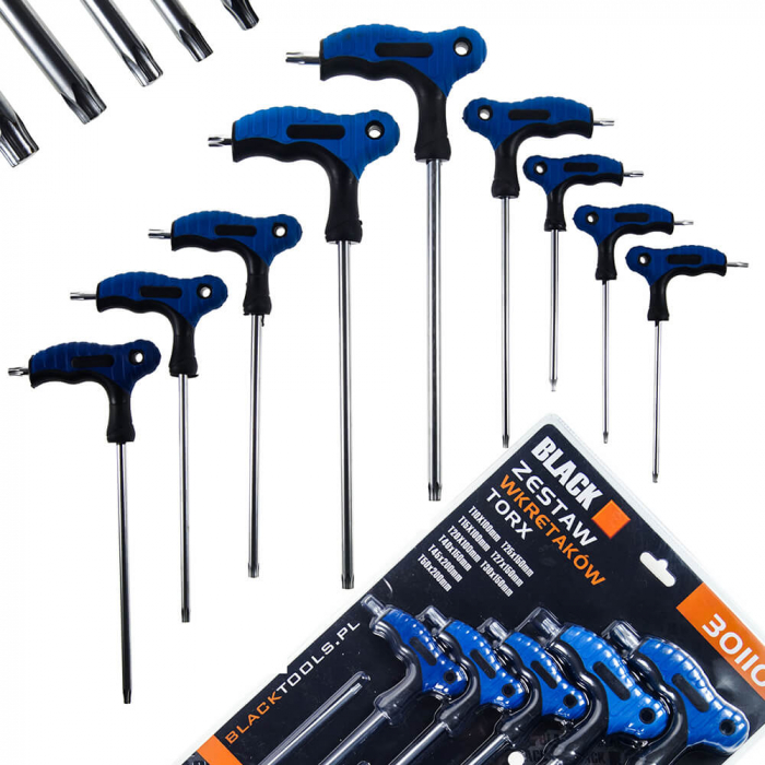 SET CHEI TORX BLACK 9 BUC - 30110 [12]