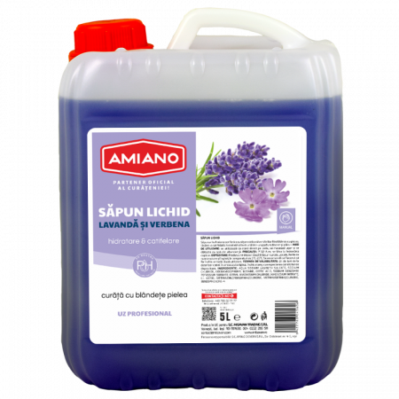 Pentru casa/ birou - Amiano Sapun Lichid 5L Lavanda Si Verbena