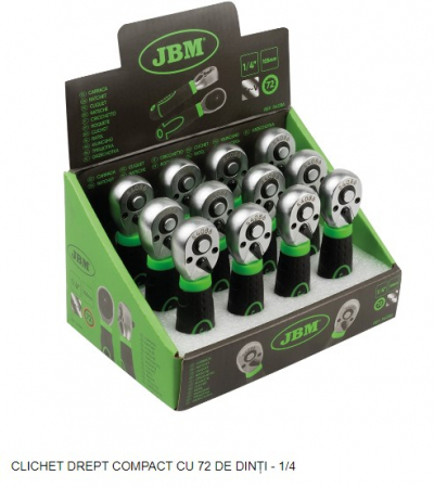 UNELTE PENTRU ATELIER - Clichet drept compact cu 72 de dinti 1/4