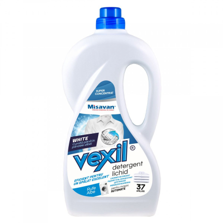 Detergenti pentru haine - Detergent lichid rufe albe Vexil White 1.5l, 37 spalari