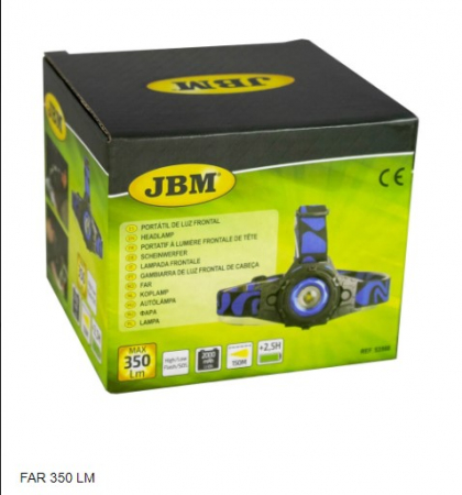 Lanterna frontala 350lm jbm [1]