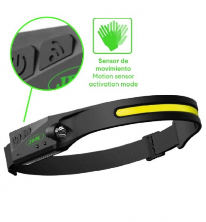 Lanterna frontala reincarcabila cu banda led JBM [1]