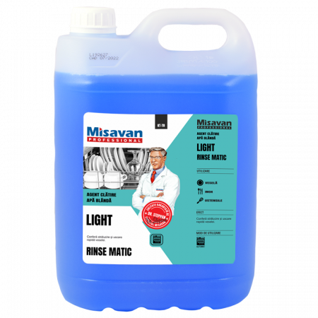 Detergenti pentru vase - Limpezitor vase pentru masina de spalat Dr.Stephan Rinse Matic-Light 5L