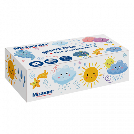 Pentru casa/ birou - Msv Servetele Cutie Copii 150/Set
