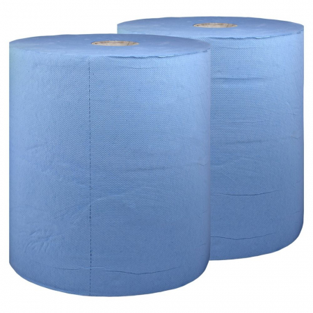Produse curatenie industriala - Prosop celuloza industrial Blue, 3 straturi, 2 role/ pachet, 500 foi