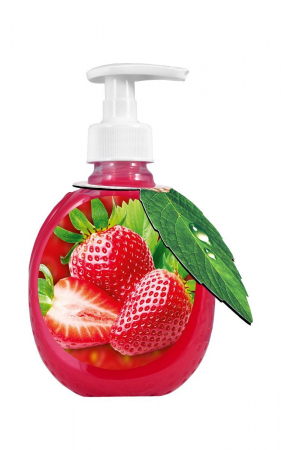Sapunuri lichide - Sapun lichid Savelle Strawberry 375ml