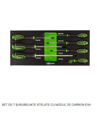 UNELTE PENTRU ATELIER - Set 7 surubelnite stelate