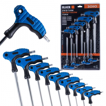 UNELTE PENTRU ATELIER - SET CHEI TORX BLACK 9 BUC - 30110