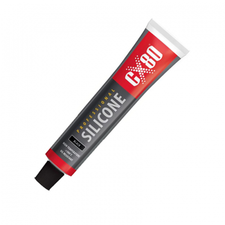 Silicon rezistent la temperatura - Silicon profesional 80ml negru