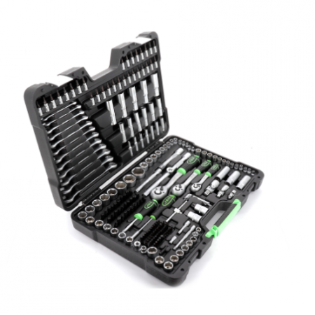 UNELTE PENTRU ATELIER - TRUSĂ DE TUBULARE 216 PIESE HEXAGONALE - ZINCATA