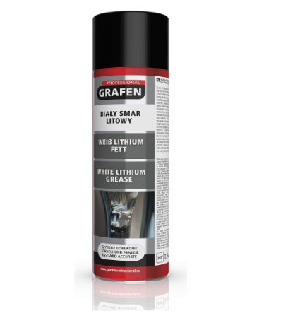 GRAFEN PROFESSIONAL - Vaselina alba cu litiu spray 500ml GRAFEN