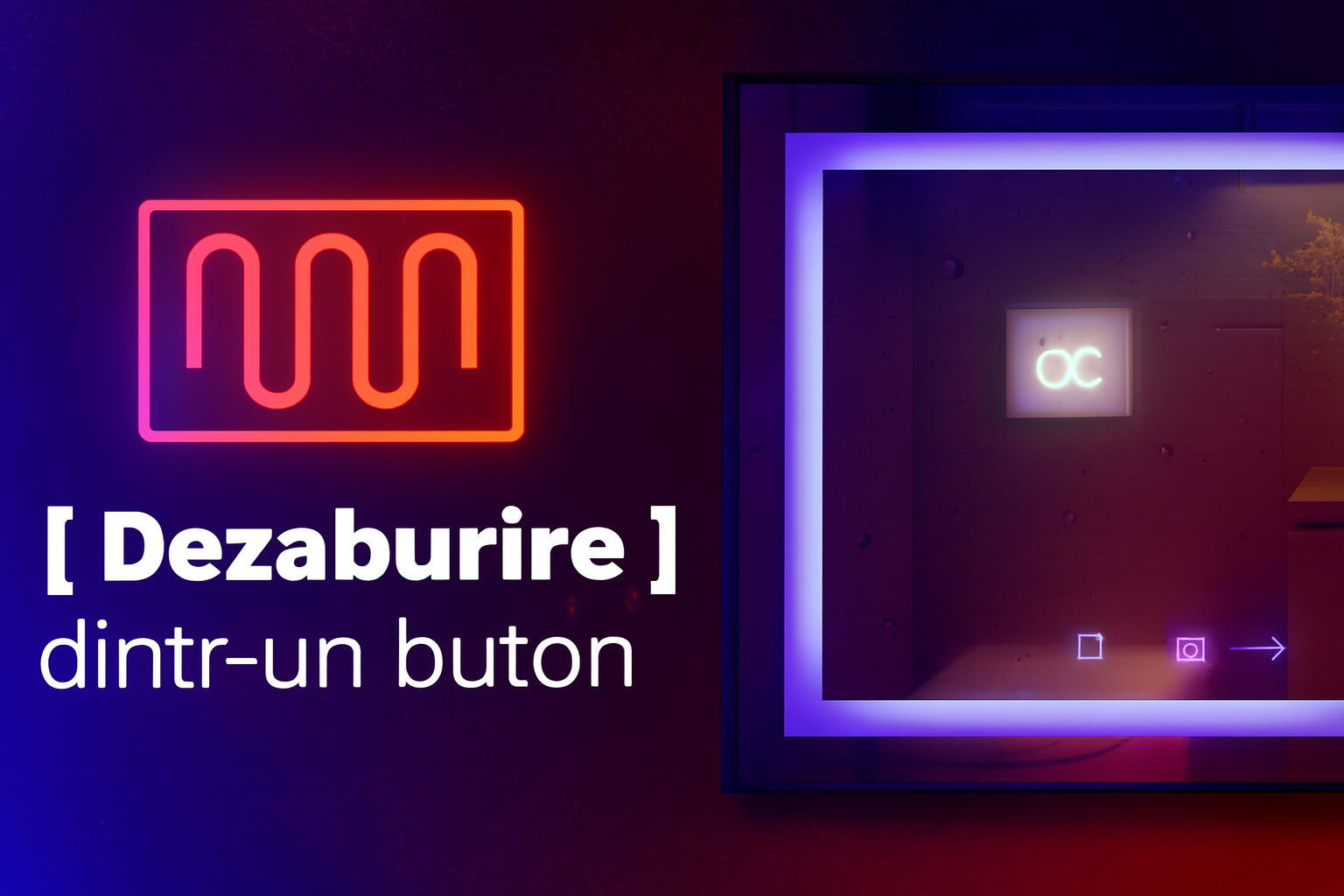 Oglinda LED cu Dezaburire Koven