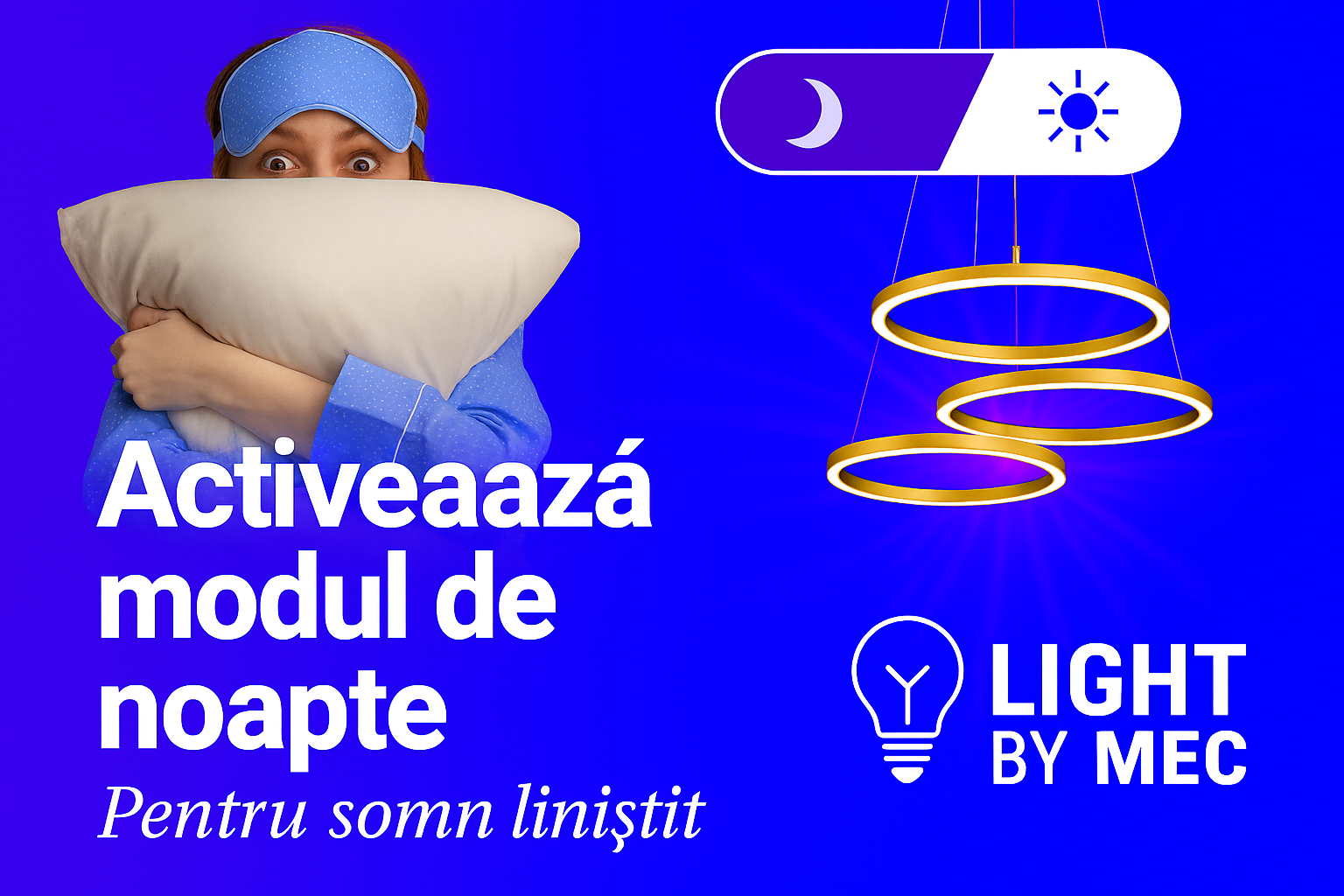 Ambianta nocturna lustra LED