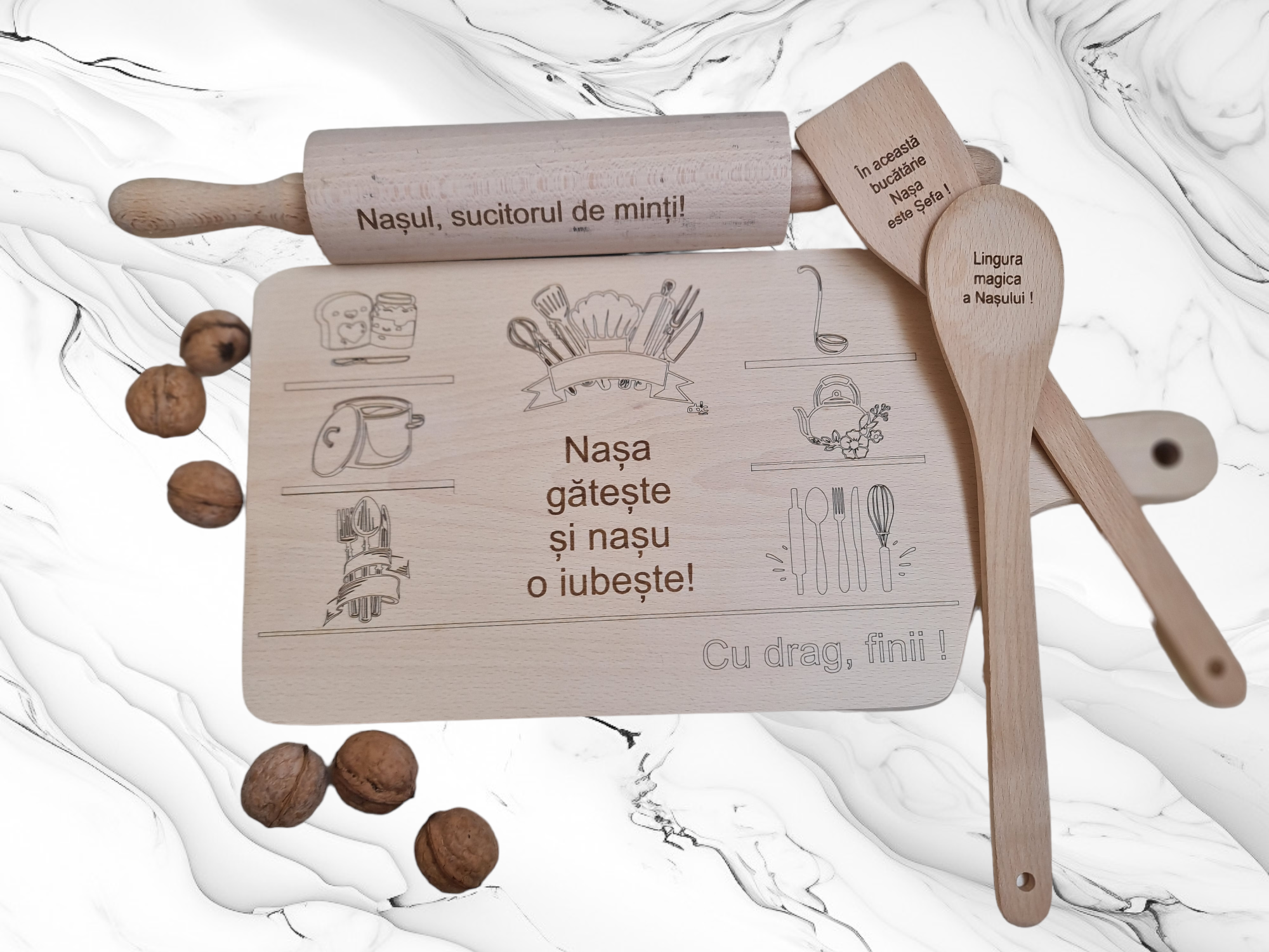 Ustensile de bucătărie personalizate