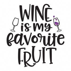 Tricou " Wine is my favorite fruit" [2]